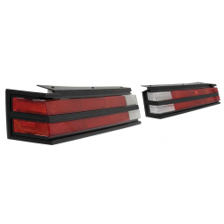 1984-87 Buick Regal Grand National Complete Tail Light Set with Housing, Gaskets, Hardware and Clips